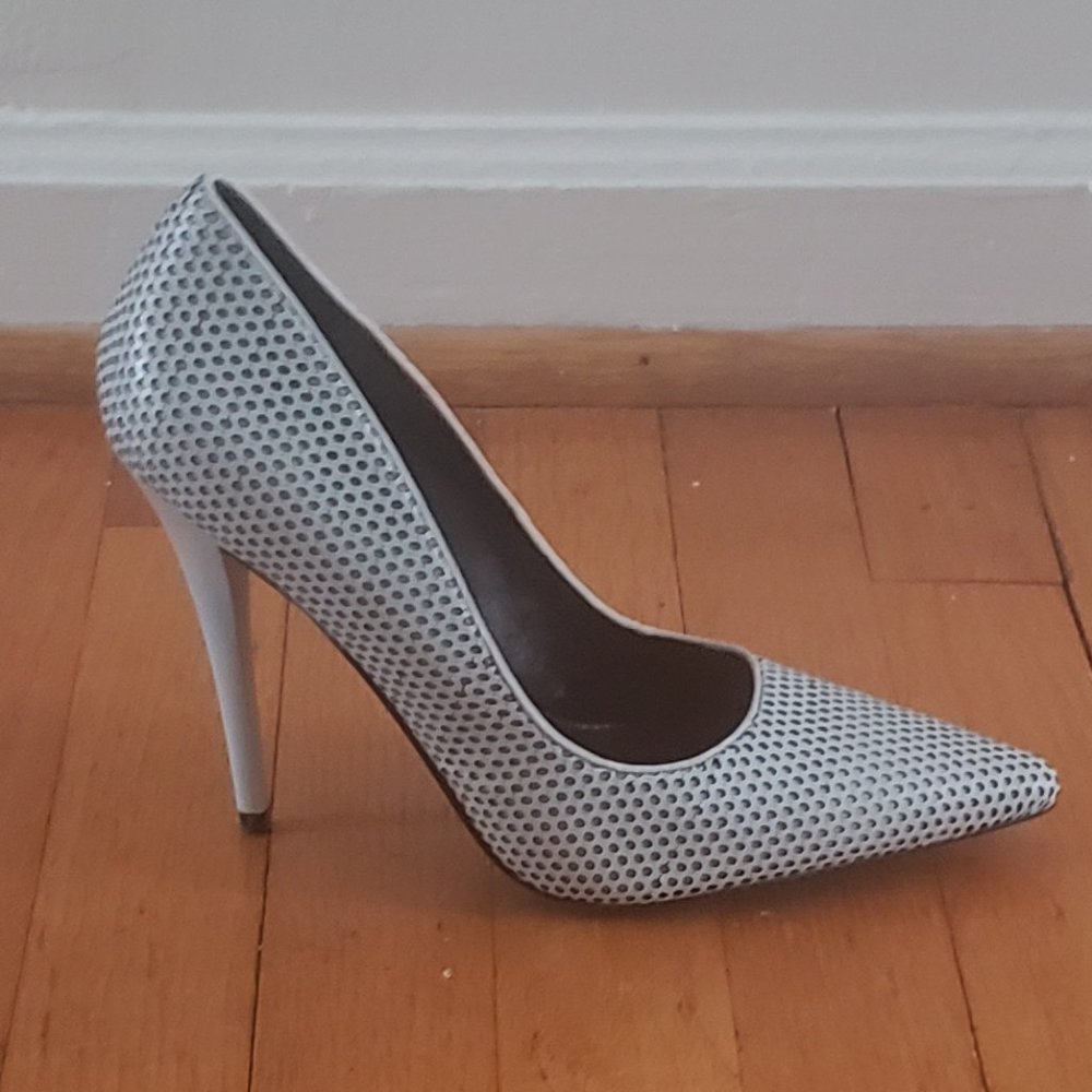 Greyish Black Lamb Heels - Picture 8 of 11